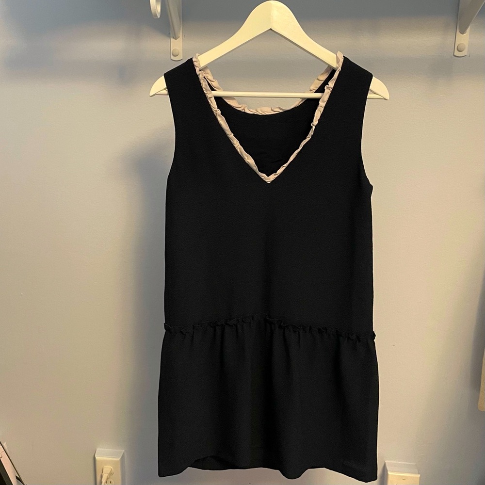 Sezane V-Back Navy Blue Dress (SOLD/UNAVAILABLE)